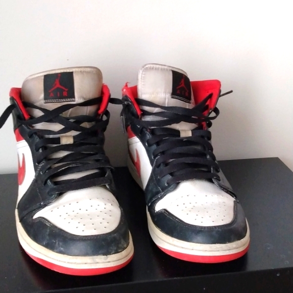 Jordan 1 Mid "Black gym red" - Picture 3 of 4
